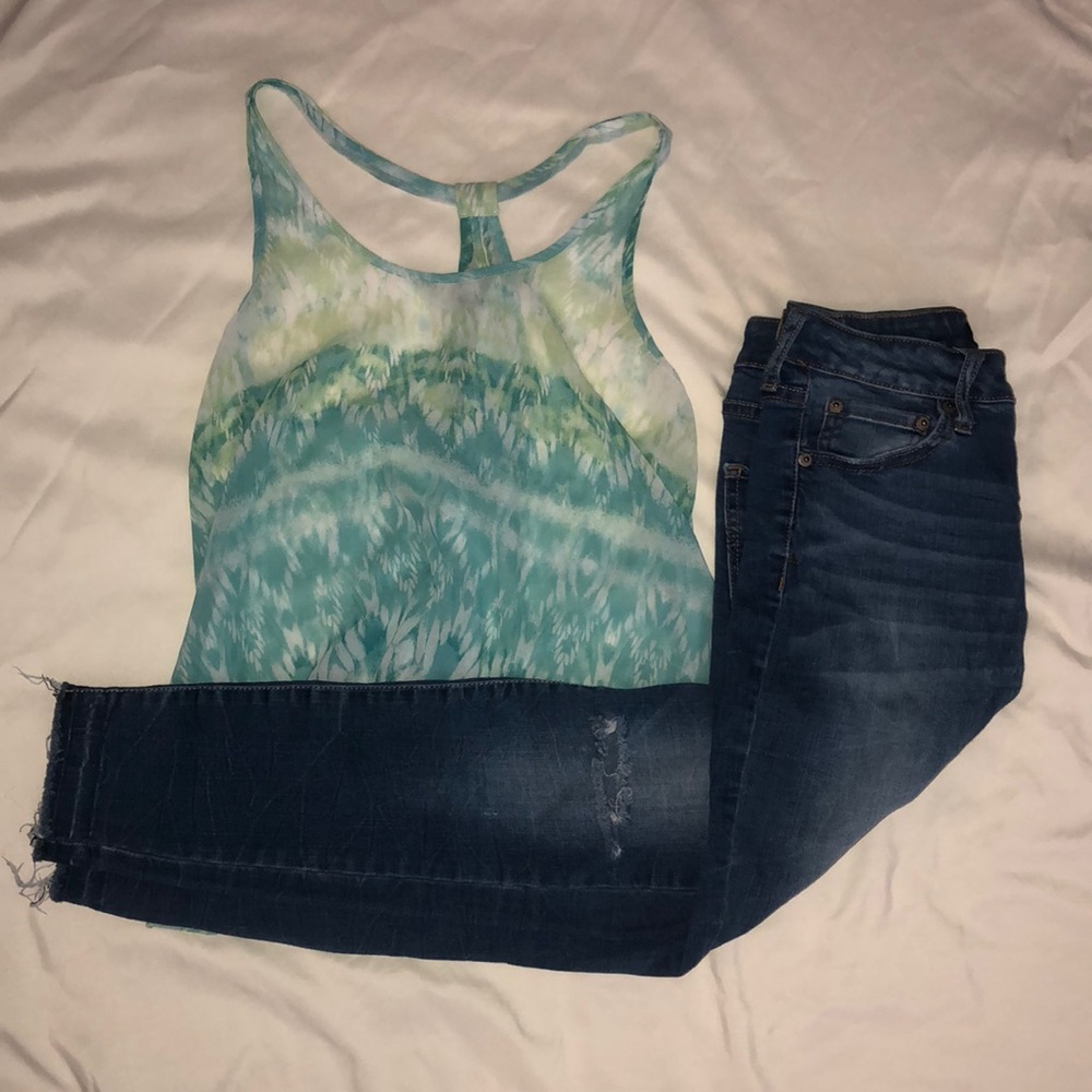 Aeropostale High Waisted Cropped Jegging